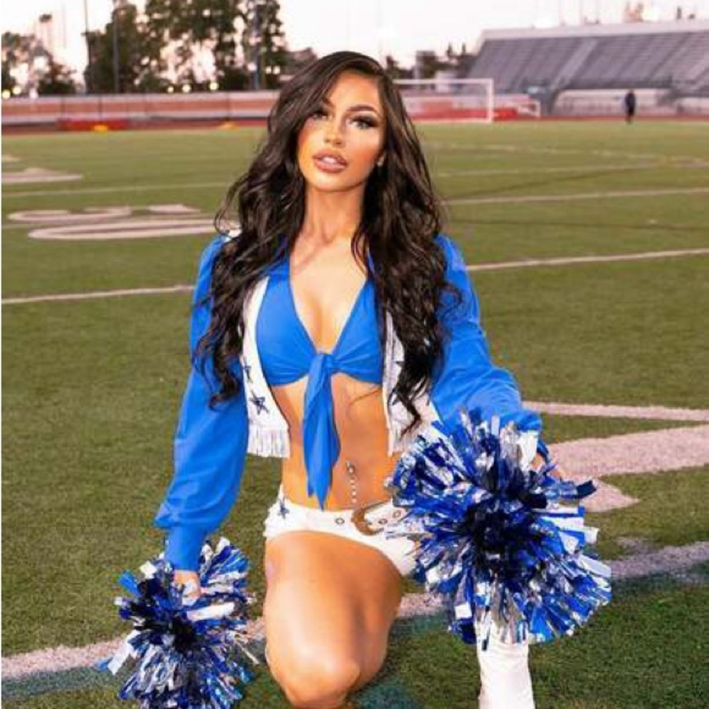 Dallas cowboy cheerleader costume